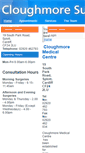 Mobile Screenshot of cloughmoresurgery.co.uk